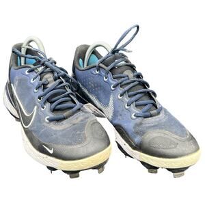 ⚾ Nike 8.5 US Blue Baseball Cleats Molded Spikes Lightweight CK0746-403 Y2K Mens